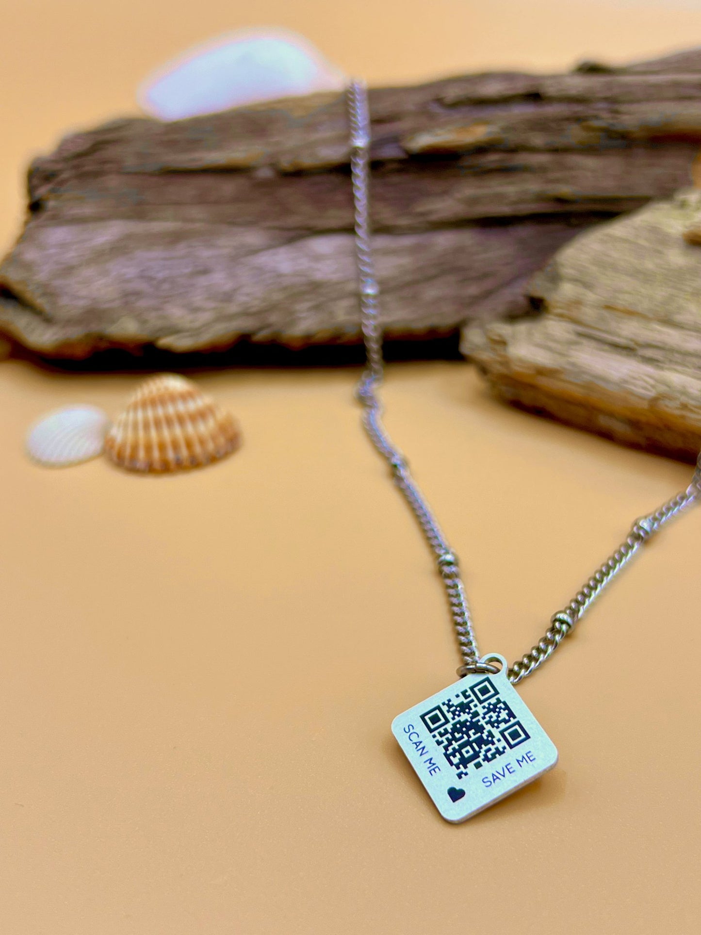Qoeur. Collier médical d'urgence. Classique - Luna. - Qoeur.fr