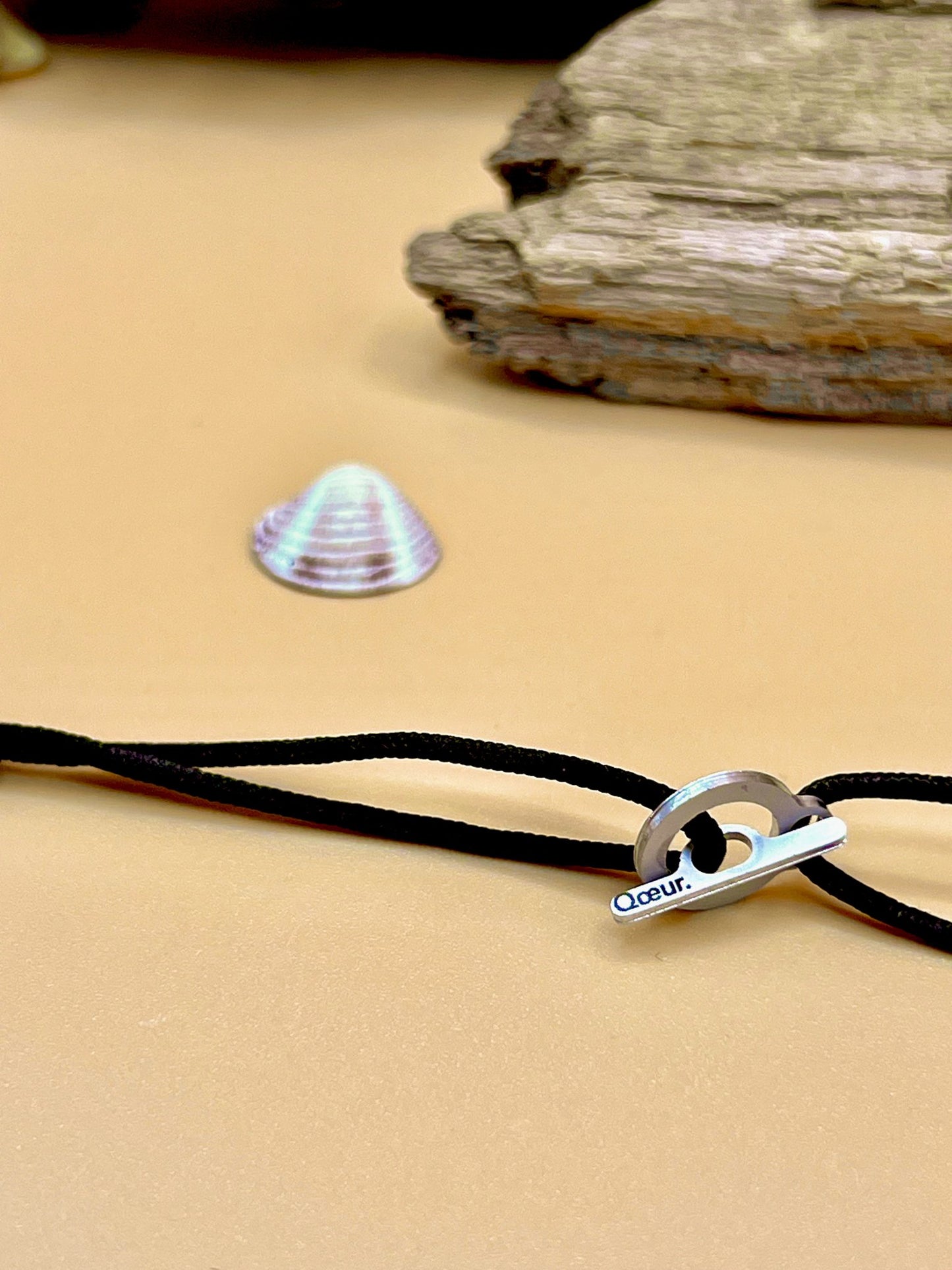 Qoeur. Collier médical d'urgence. Interchangeable - Minimal. - Qoeur.fr
