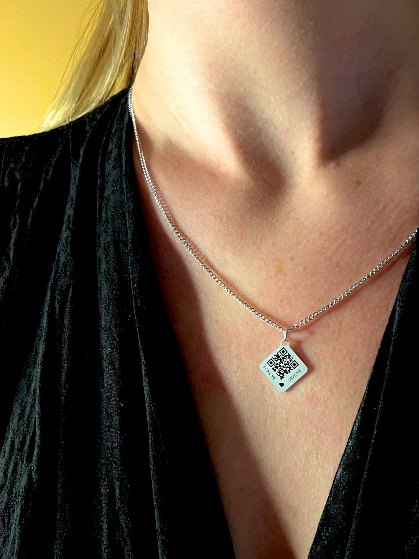 Qoeur. Collier médical d'urgence. Classique. - Qoeur.fr