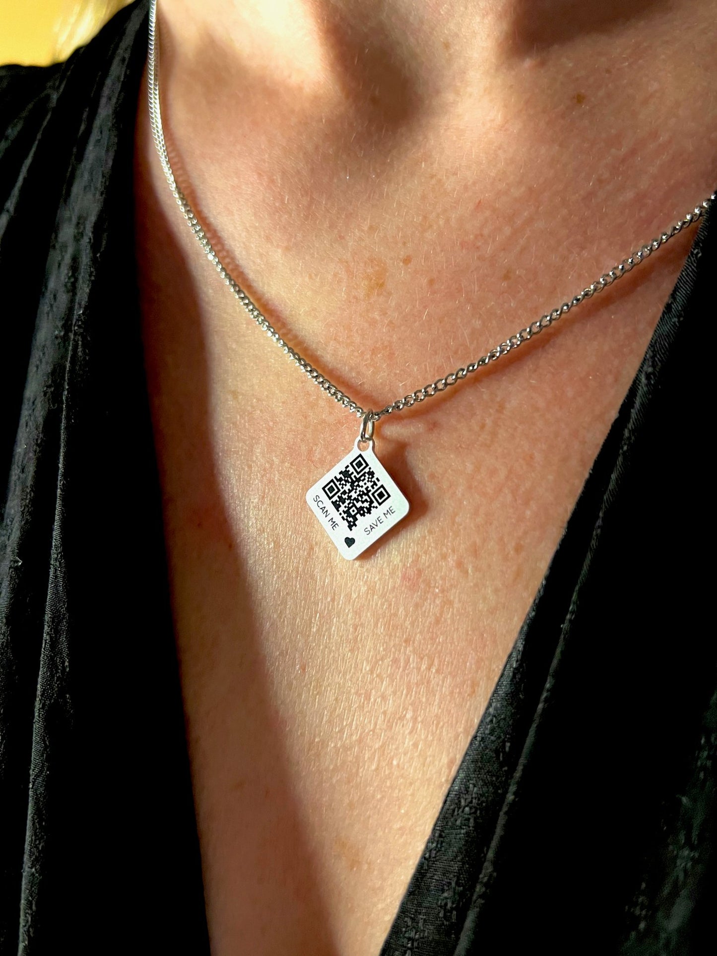 Qoeur. Collier médical d'urgence. Classique. - Qoeur.fr