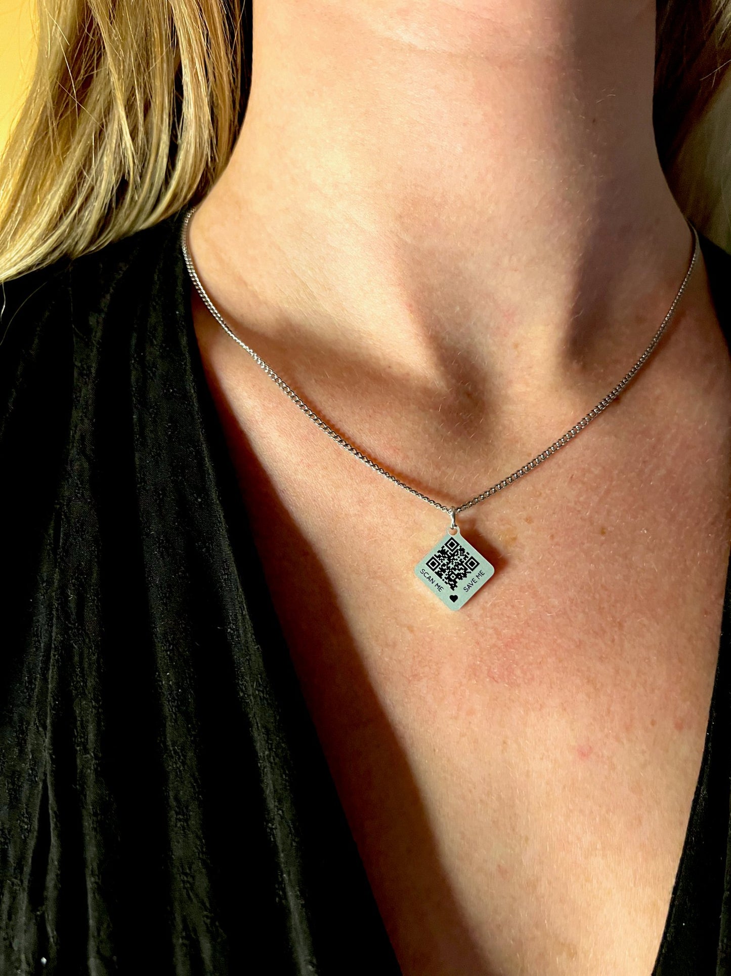 Qoeur. Collier médical d'urgence. Classique. - Qoeur.fr
