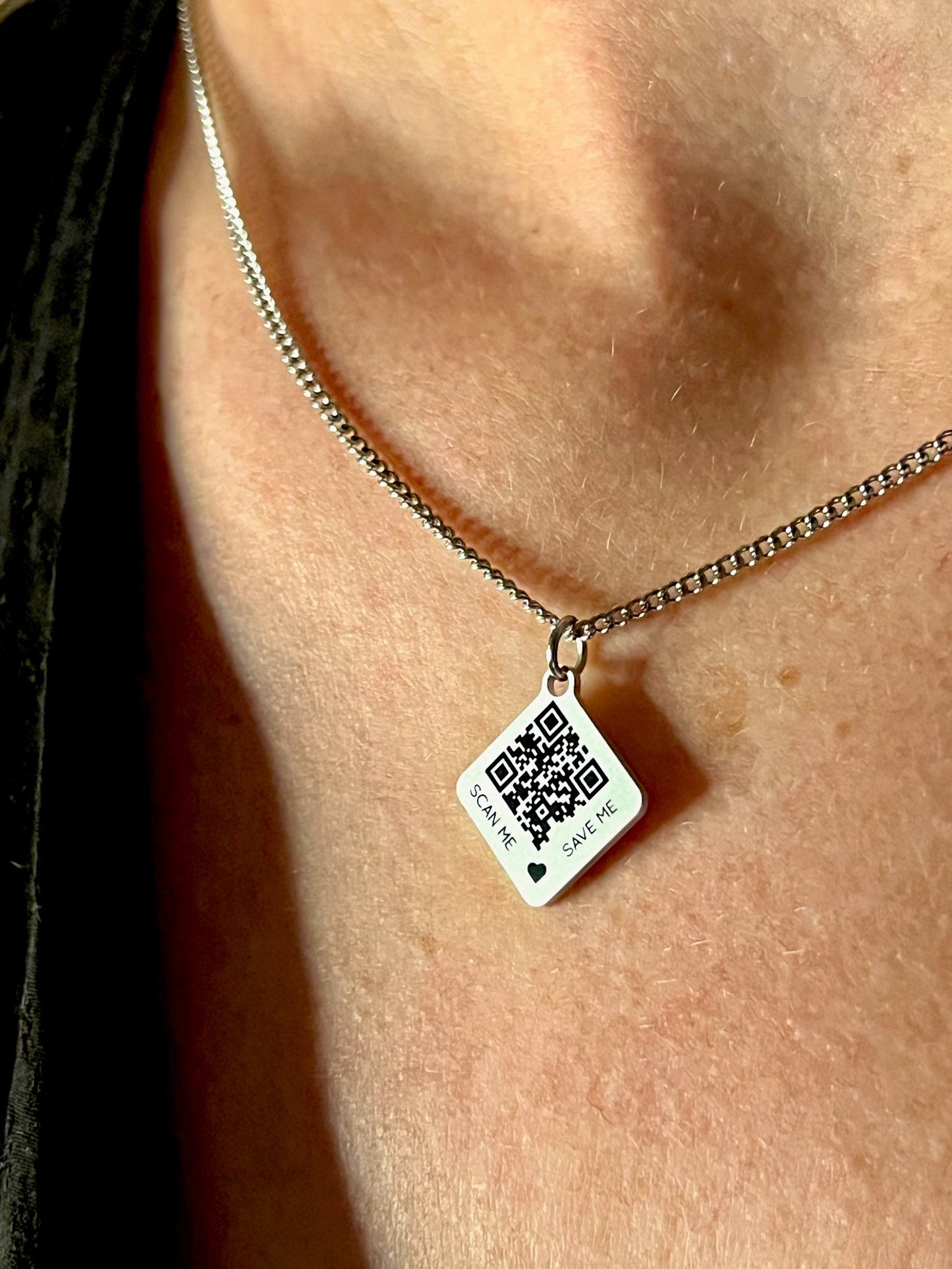 Qoeur. Collier médical d'urgence. Classique. - Qoeur.fr