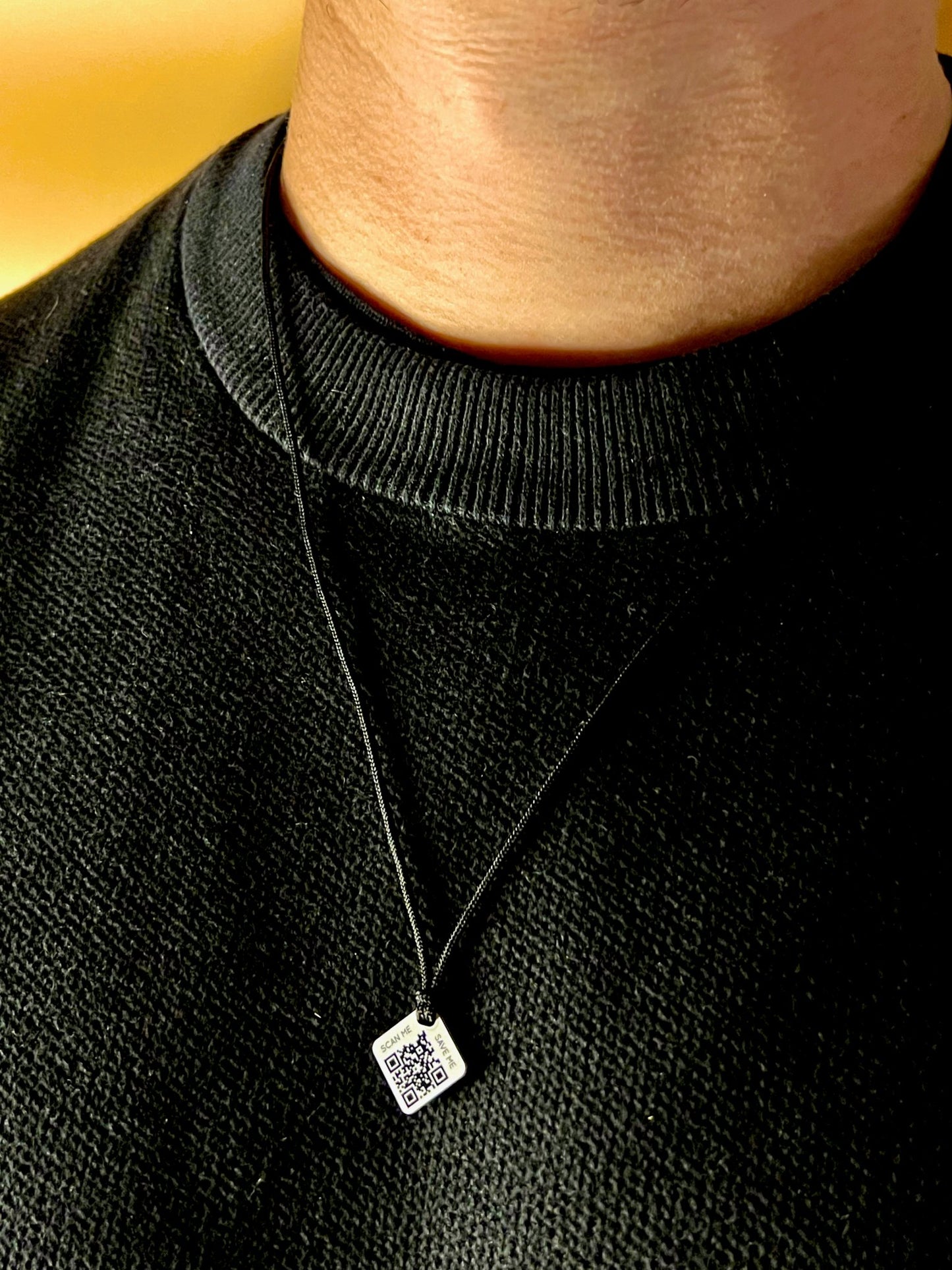 Qoeur. Collier médical d'urgence. Interchangeable - Minimal. - Qoeur.fr
