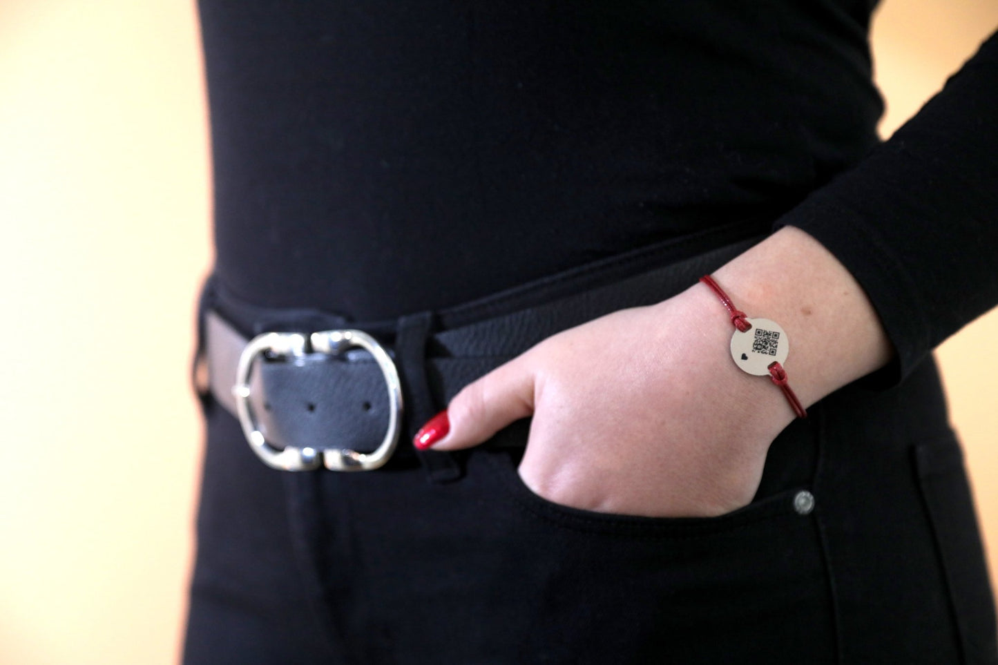 Qoeur. Bracelet médical d'urgence. Interchangeable - Bordeaux. - Qoeur.fr