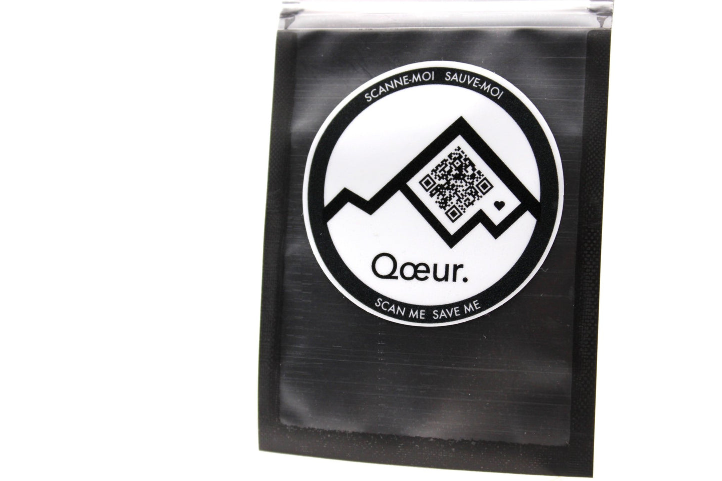 StiQoeur. Fiche médicale d'urgence. Mountain. - Qoeur.fr