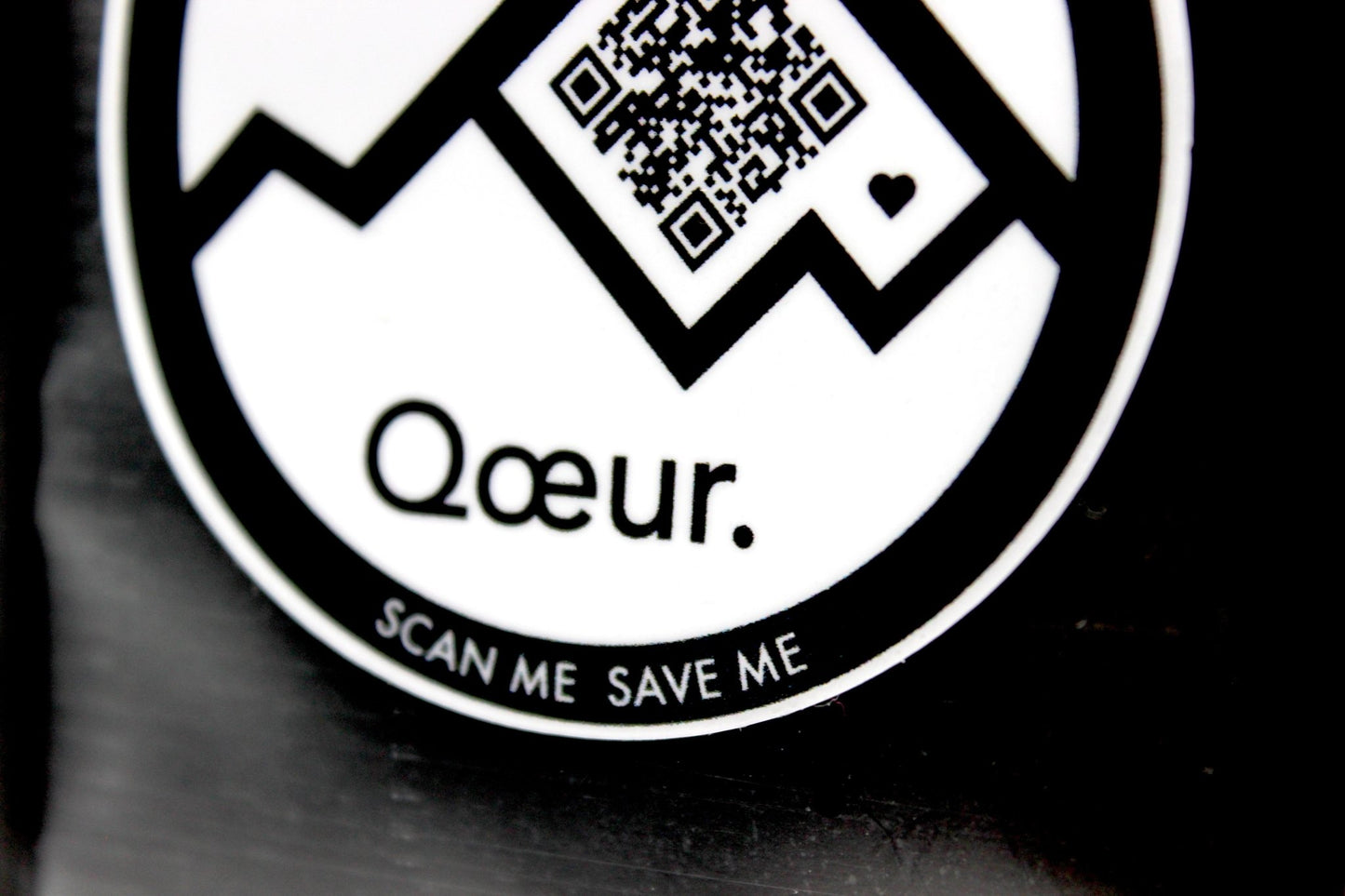 StiQoeur. Fiche médicale d'urgence. Mountain. - Qoeur.fr