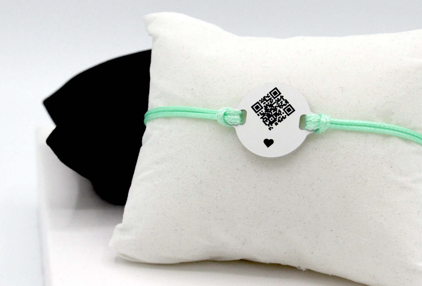 Qoeur. Bracelet médical d'urgence. Interchangeable - Jade. - Qoeur.fr