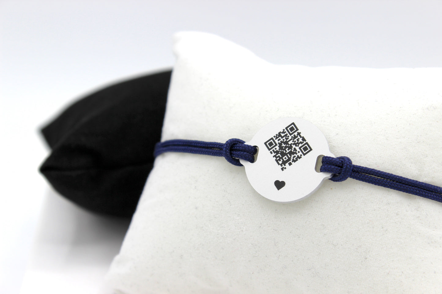 Qoeur. Bracelet médical d'urgence. Interchangeable - Navy. - Qoeur.fr