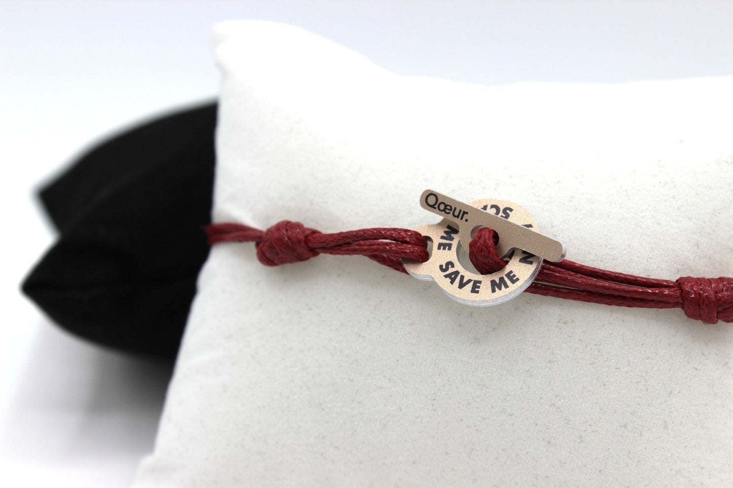 Qoeur. Bracelet médical d'urgence. Interchangeable - Bordeaux. - Qoeur.fr