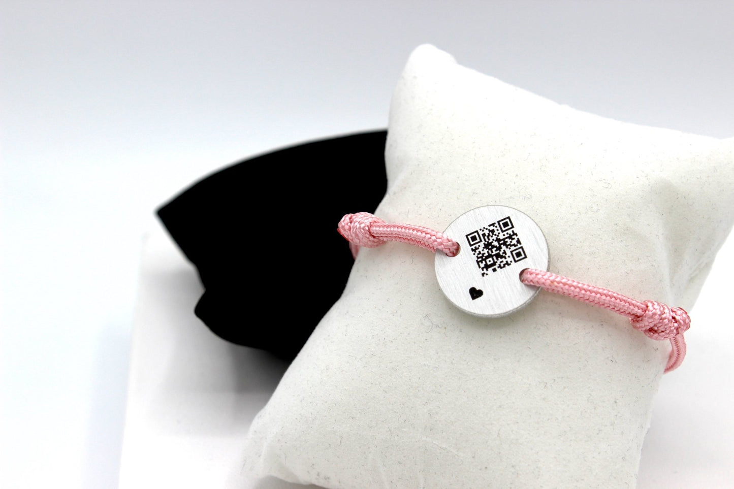 Qoeur. Bracelet médical d'urgence. Classique - Rose. - Qoeur.fr