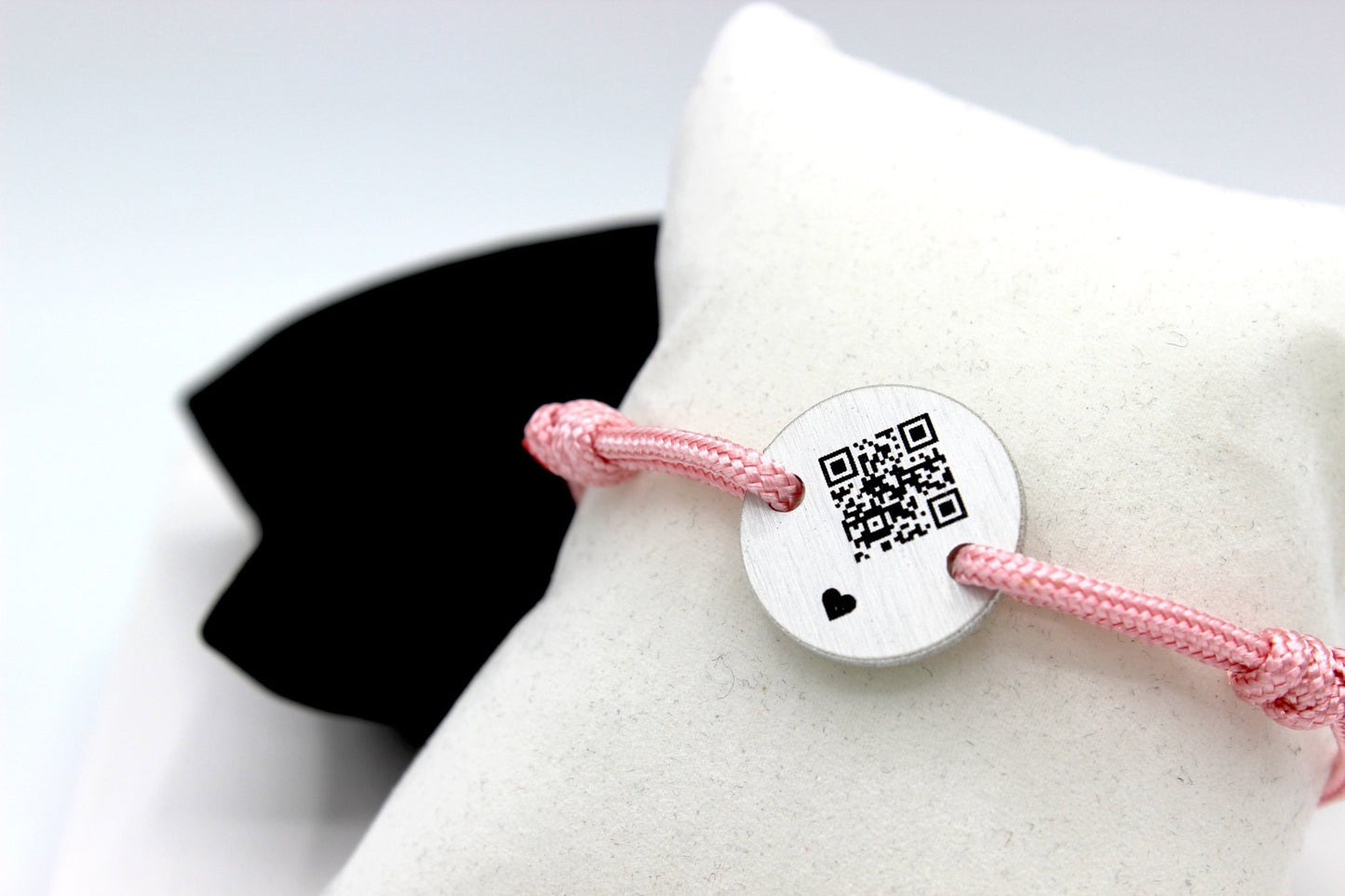 Qoeur. Bracelet médical d'urgence. Classique - Rose. - Qoeur.fr