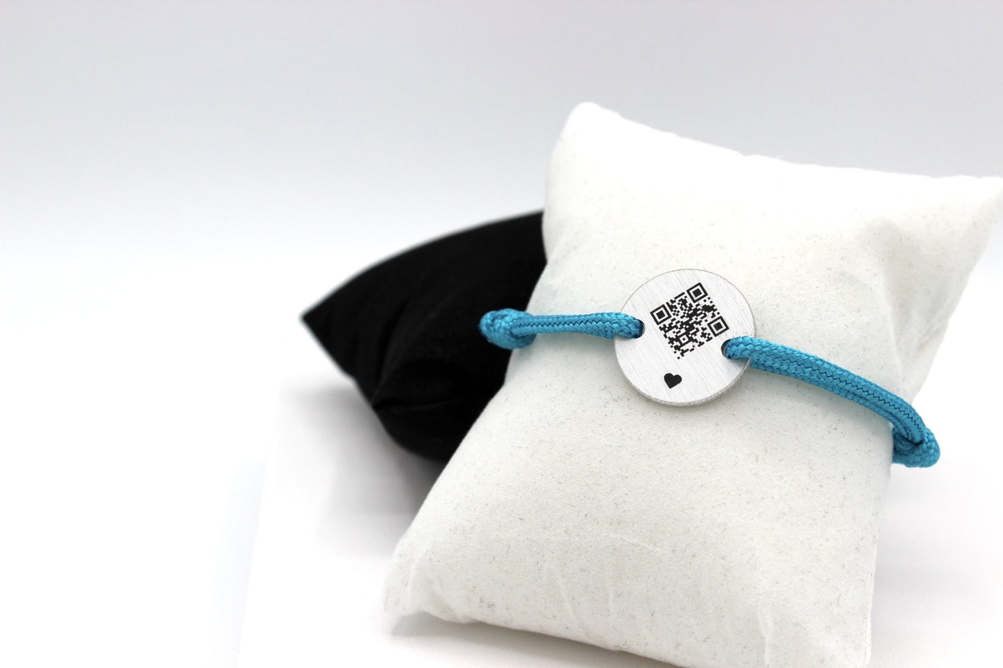 Qoeur. Bracelet médical d'urgence. Classique - Azur. - Qoeur.fr