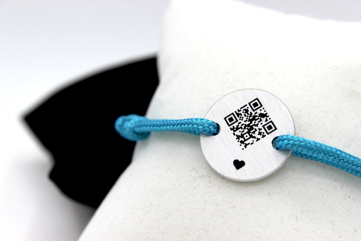 Qoeur. Bracelet médical d'urgence. Classique - Azur. - Qoeur.fr