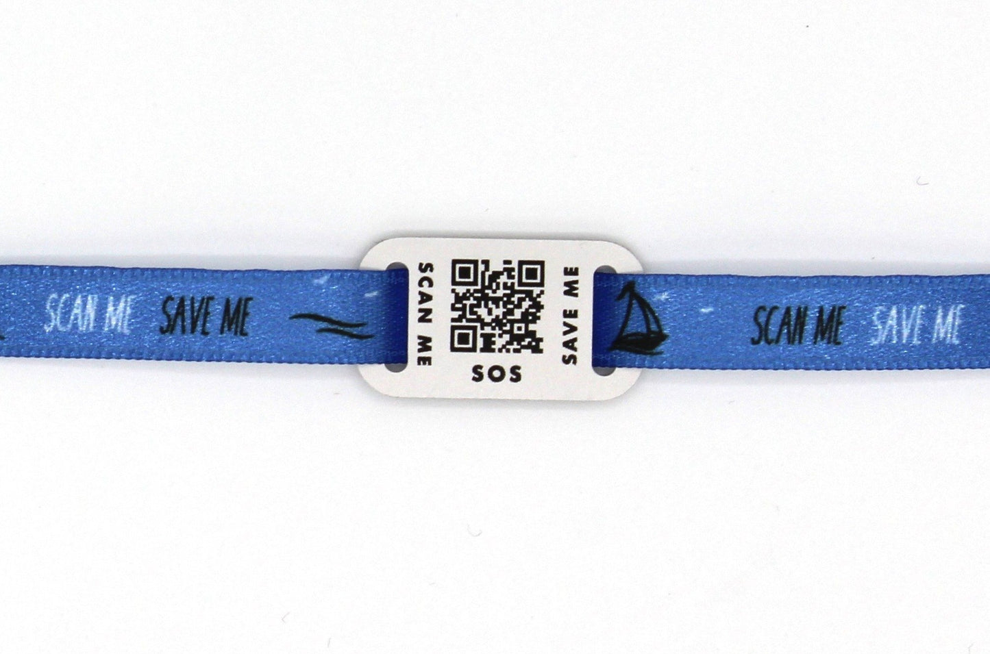 Qoeur. Bracelet médical d'urgence. SOS - Océan. - Qoeur.fr