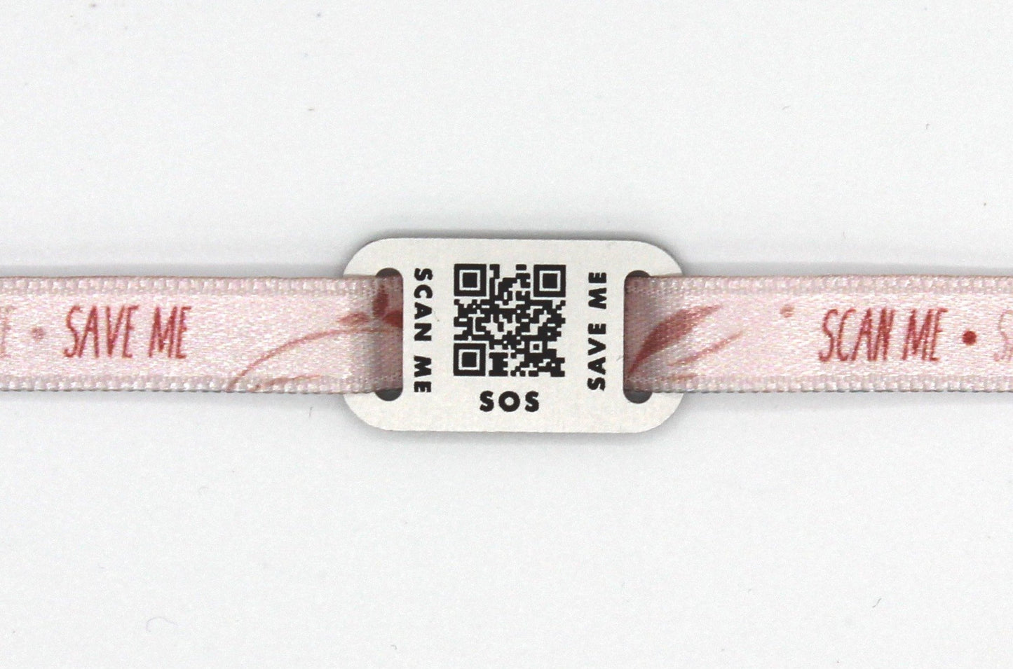 Qoeur. Bracelet médical d'urgence. SOS - Floral. - Qoeur.fr