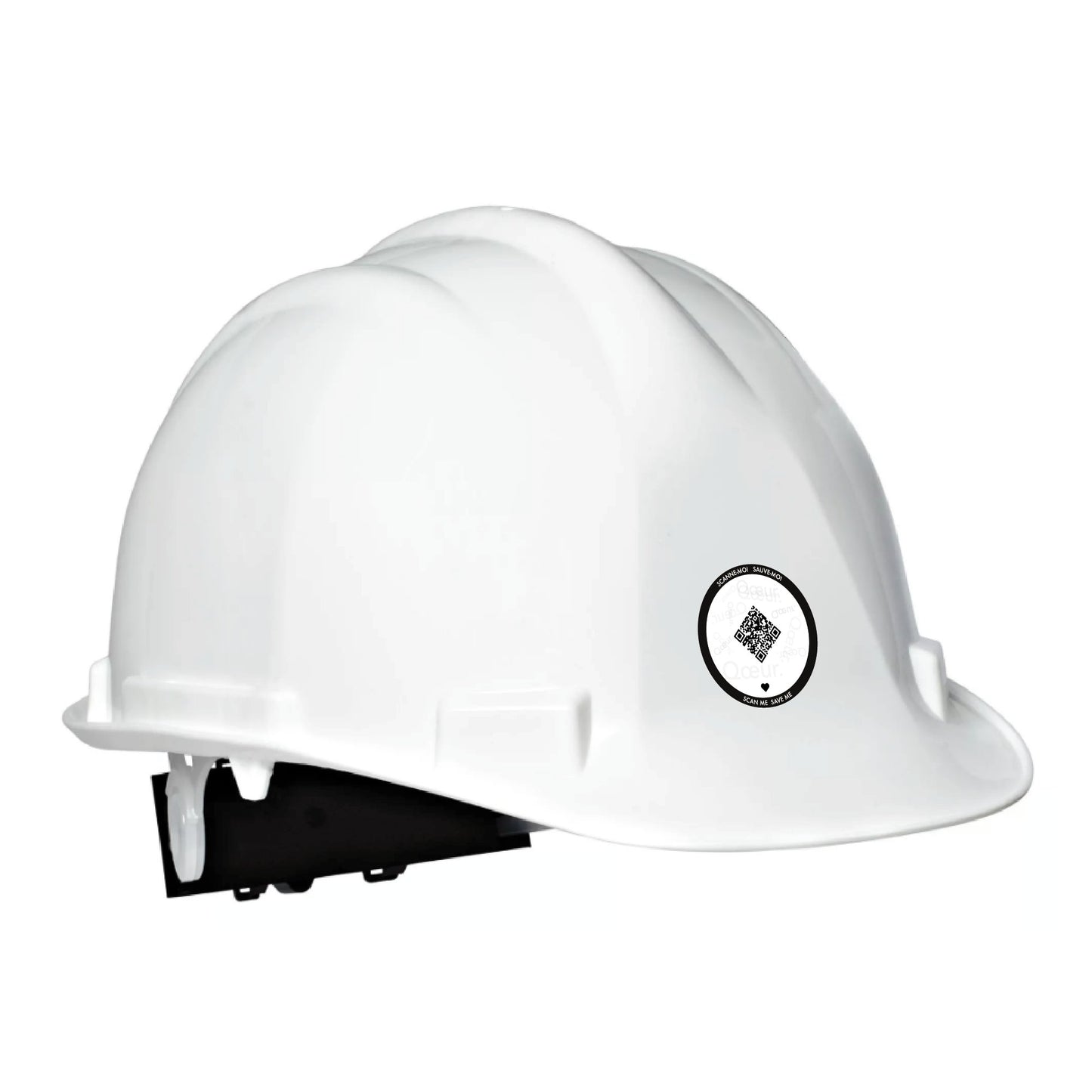 StiQoeur. Fiche médicale d'urgence. Casque Pro. - Qoeur.fr