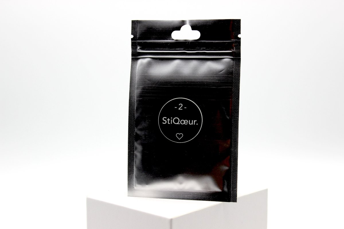 StiQoeur. Fiche médicale d'urgence. Biker O&B. - Qoeur.fr