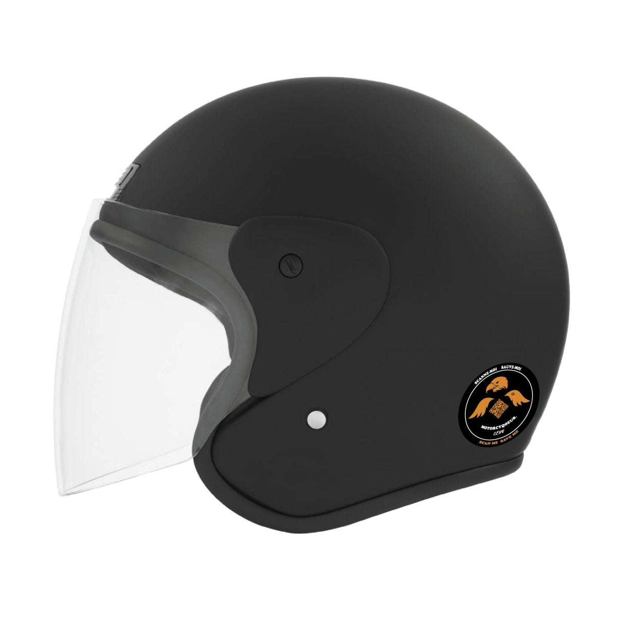 StiQoeur. Fiche médicale d'urgence. Biker O&B. - Qoeur.fr
