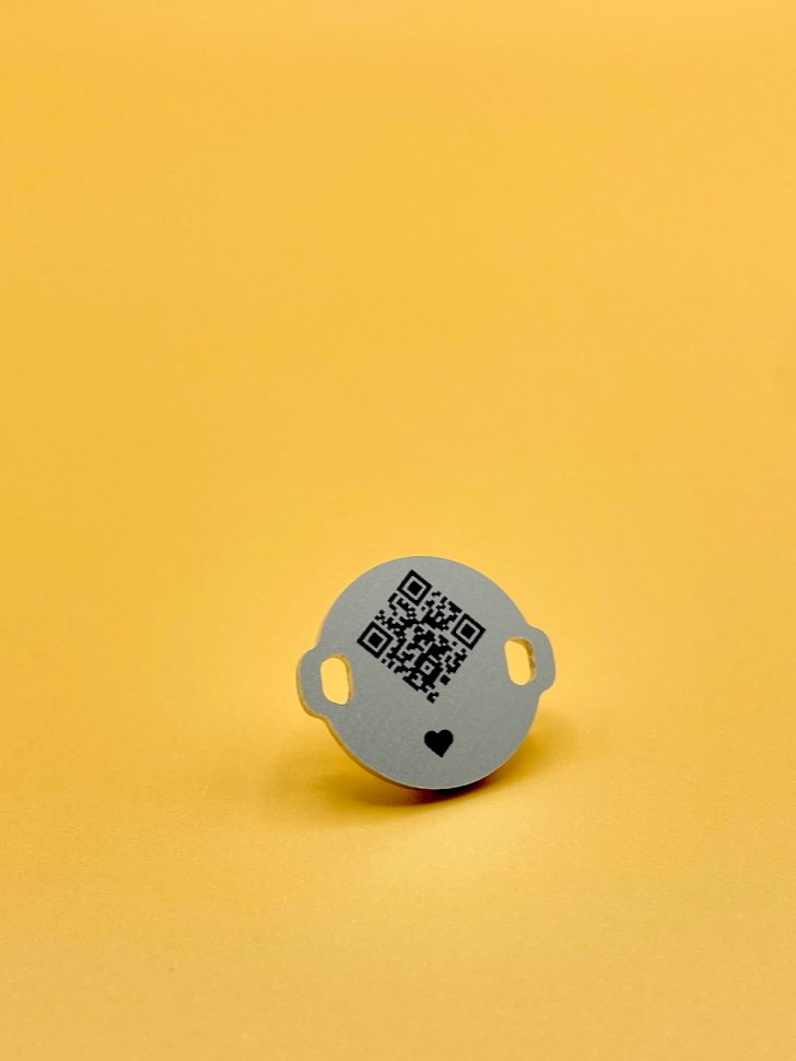 Qoeur. Médailles QR code seules. Interchangeables. - Qoeur.fr