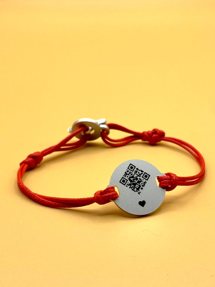 Qoeur. Bracelet médical d'urgence. Interchangeable - Cœur. - Qoeur.fr
