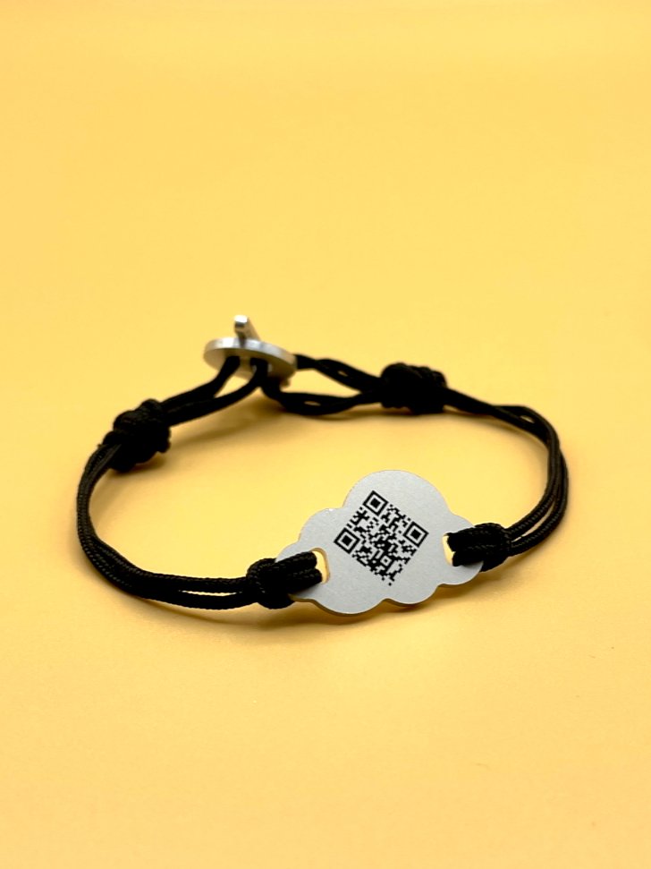 Qoeur. Bracelet médical d'urgence. Interchangeable - Cumulus. - Qoeur.fr