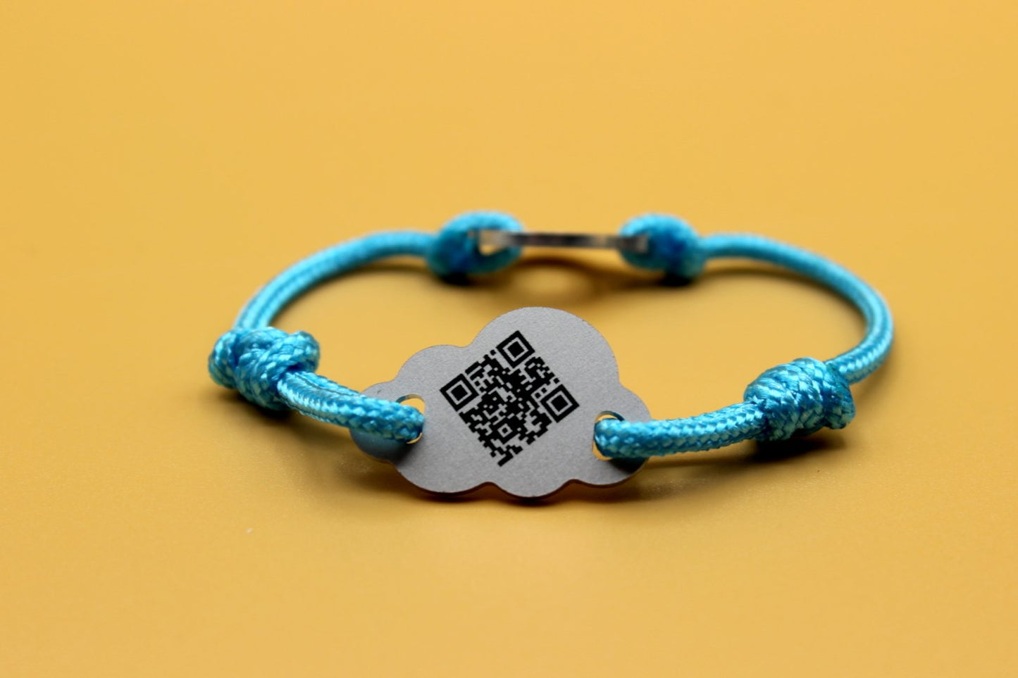 Qoeur. Bracelet d'urgence enfant. Classique - Nuage bleu. - Qoeur.fr