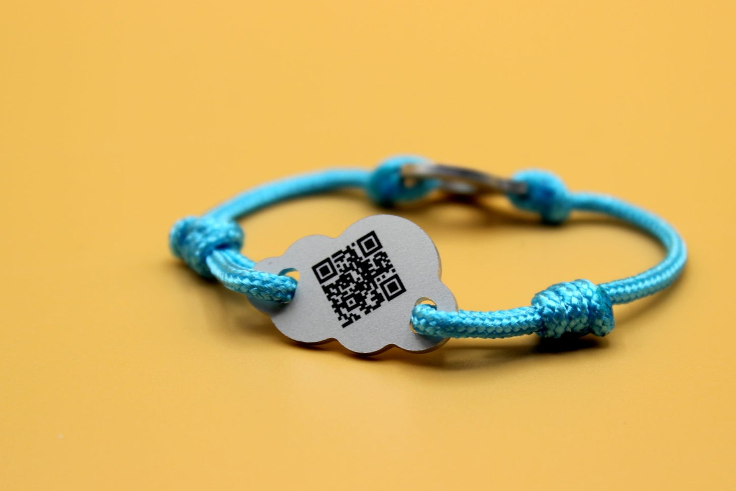 Qoeur. Bracelet d'urgence enfant. Classique - Nuage bleu. - Qoeur.fr