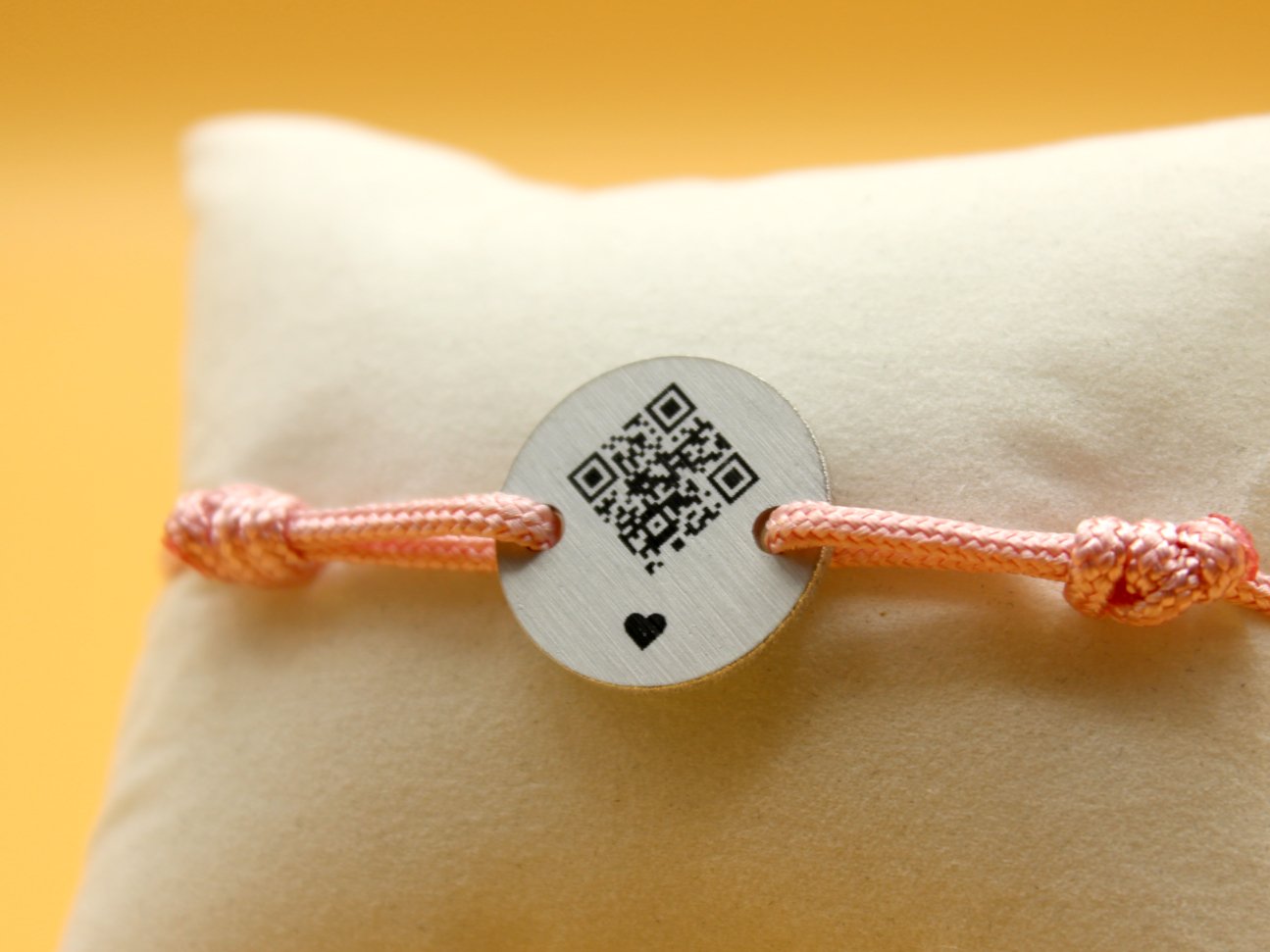 Qoeur. Bracelet d'urgence enfant. Classique - Rose. - Qoeur.fr