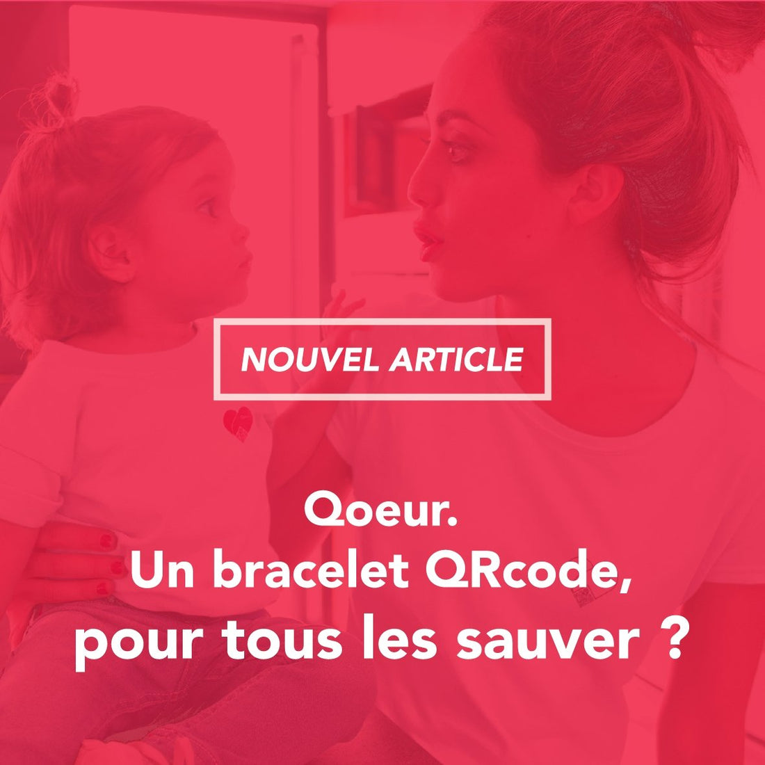 Le bracelet médical d'identification Qoeur, contient votre groupe sanguin, vos contacts d'urgences, vos traitements et pathologies